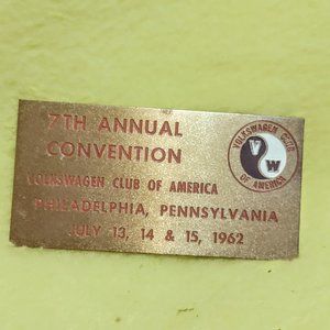 VOLKSWAGEN Club of America July 13, 14 & 15, 1962 7th Annual Convention